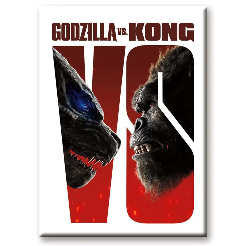 Figurine Godzilla vs kong flat magnet